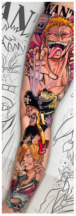 manga-tattoos in nordrhein-westfalen