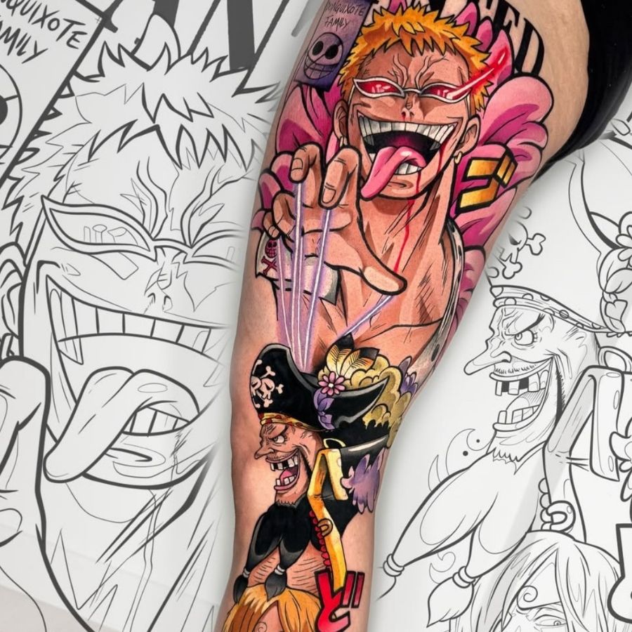 Manga-Tattoos in Koln