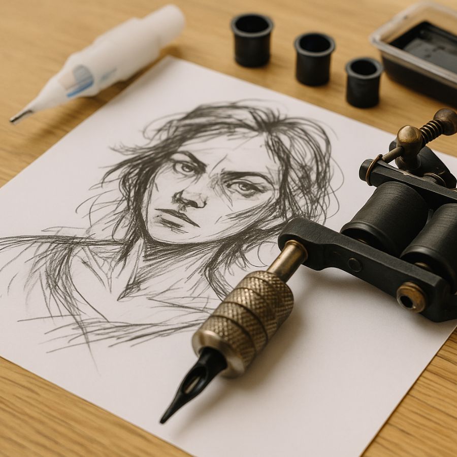Sketch-art tattoos in Köln